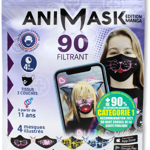 pack fille animask rose